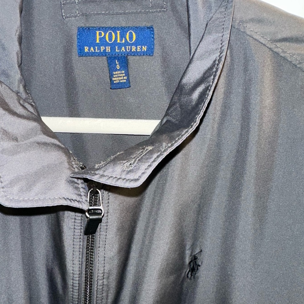 POLO RALPH LAUREN- Men’s Size Large Gray Rain Jacket